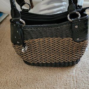 Brighton Ladies woven straw handbag
